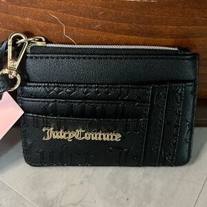 Juicy couture    ID wallet & card holder / key chain    black    Vegan leather